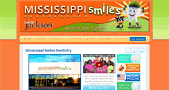 Desktop Screenshot of mississippismilesdentistry.com