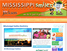 Tablet Screenshot of mississippismilesdentistry.com